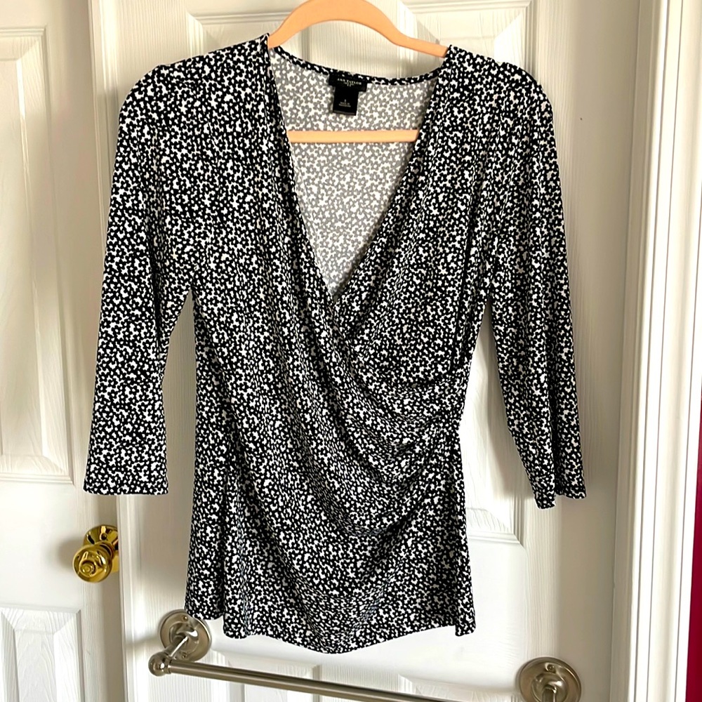 Ann Taylor surplice blouse,  Small